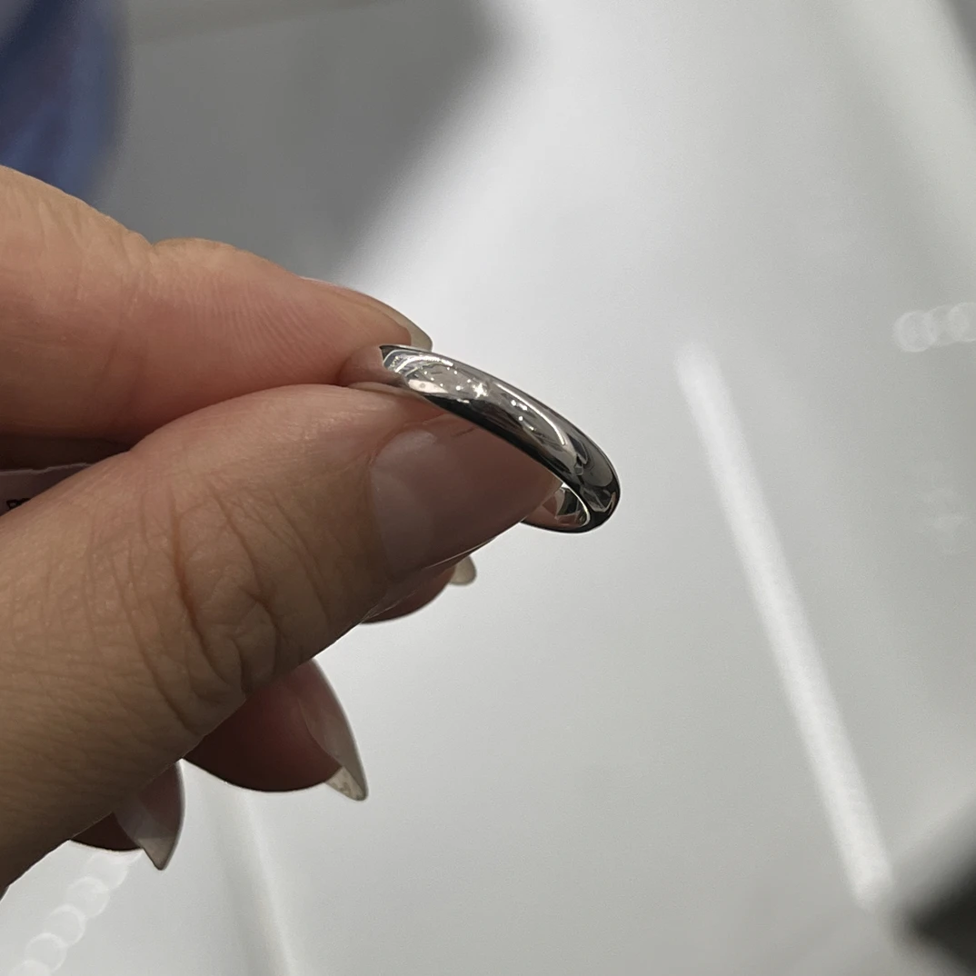 铂金950圈戒 对戒