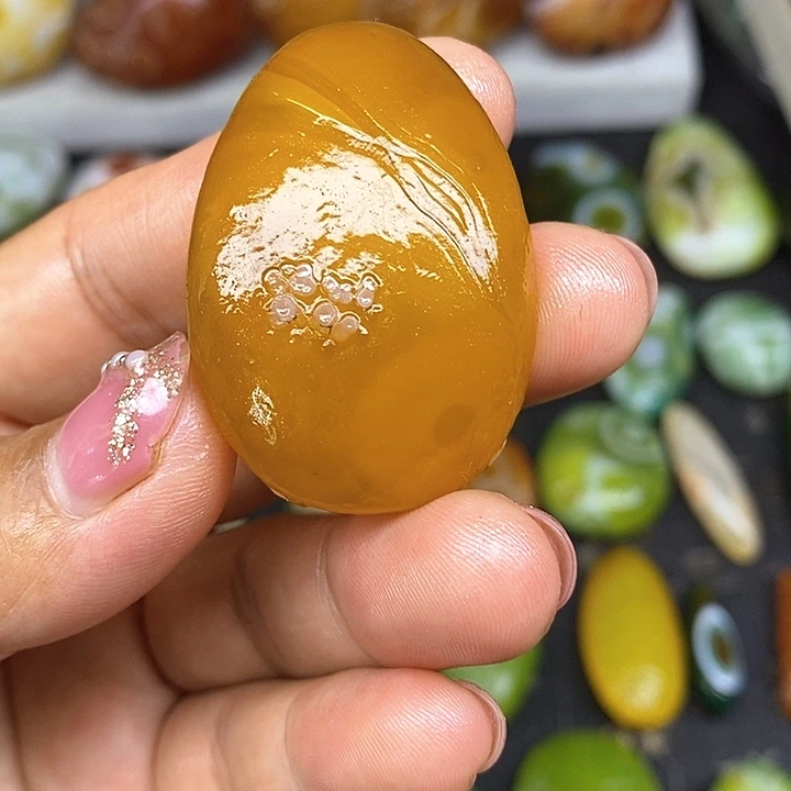 饰品无孔奇石花眼