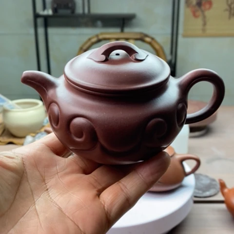 茶壶紫砂仿古如意底槽清