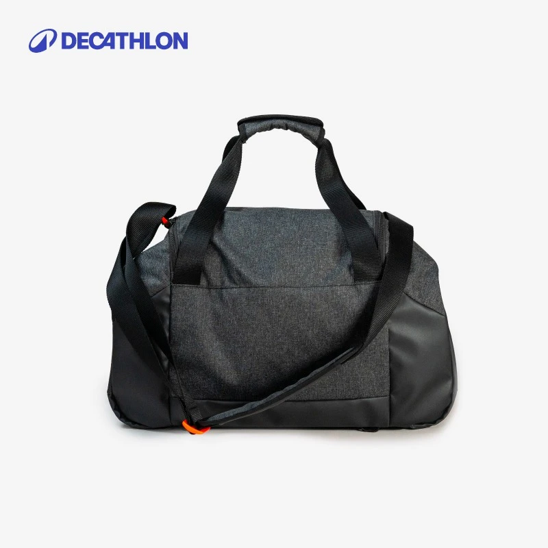 迪卡侬KIPSTA防水硬底支撑运动包黑色耐磨训练运动保护包347807