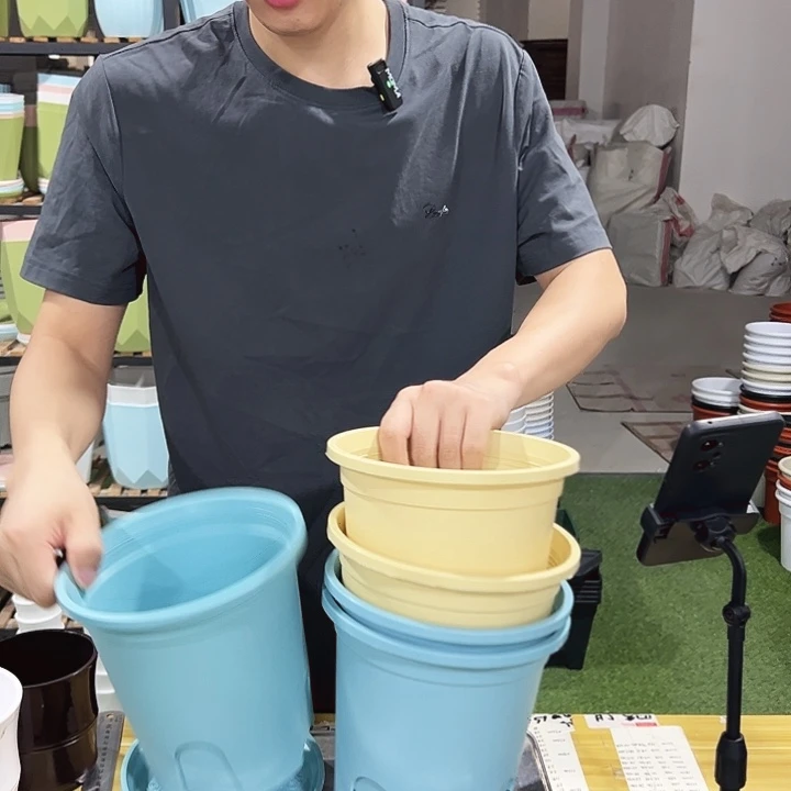 特价圆控口18高18混色带托5只