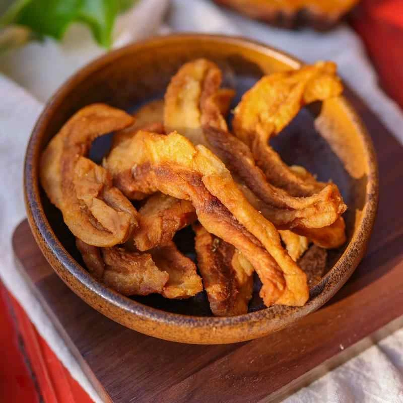 闽南特产猪油粕肉粕蒜香猪油渣椒盐猪肉干传统老式茶点