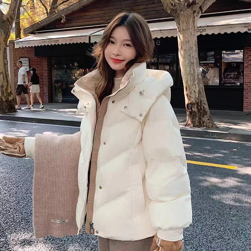 （不是图片上的衣服）宽松百搭宽松型时尚短款棉衣宽松女棉服休闲
