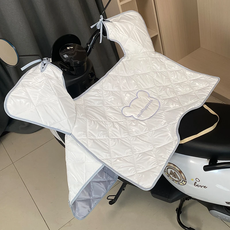 电动车挡风被防晒罩夏季遮阳薄款电瓶摩托车防水防风春秋通用