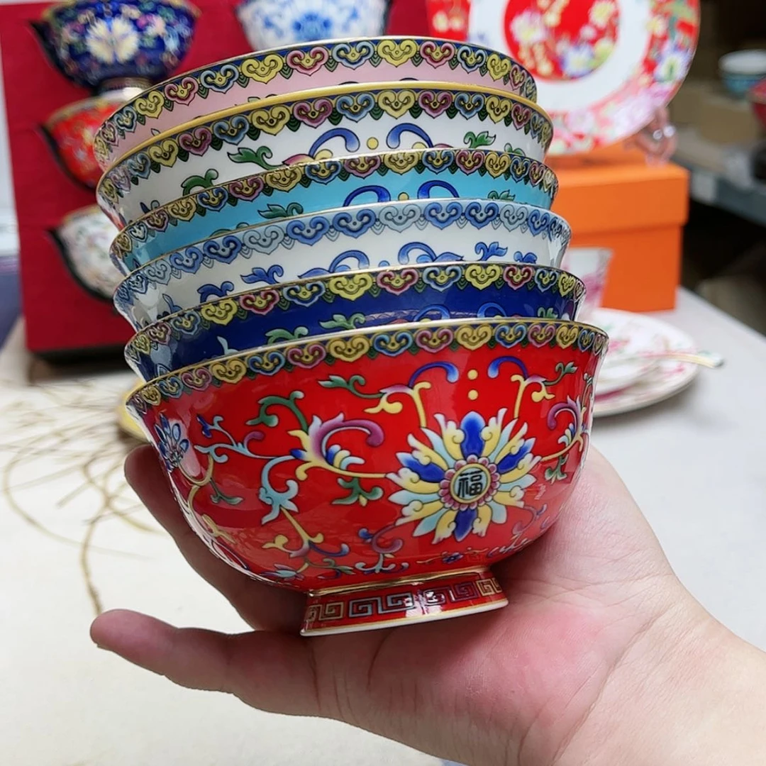 【闪购商品】珐琅4.5英寸6红。。。。