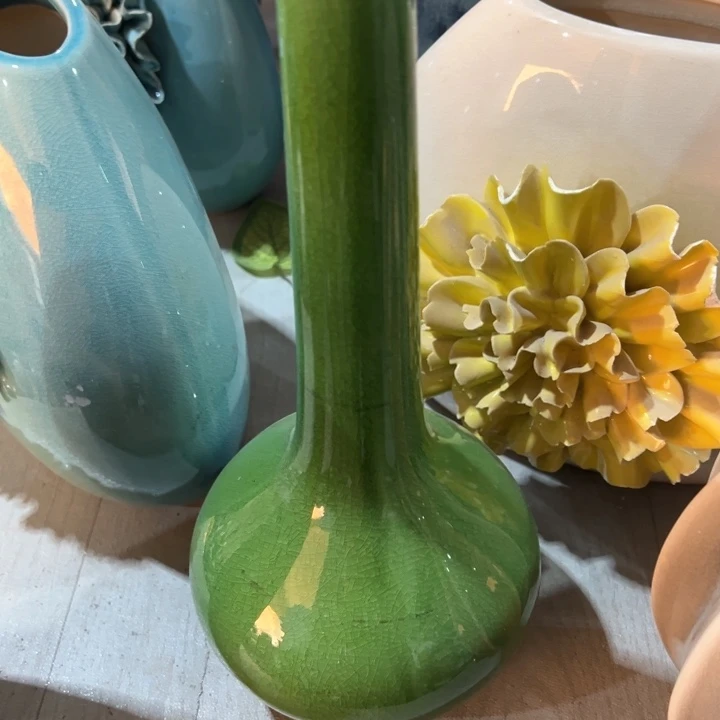 陶瓷花瓶摆件外贸出口微瑕捡漏