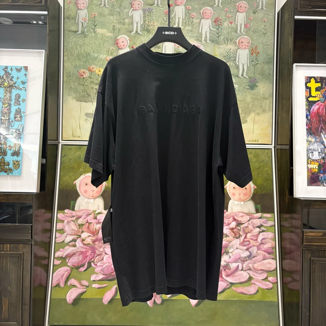 全新未使用 Balenciaga/巴黎世家 【BW】浮雕短袖 2码/破洞