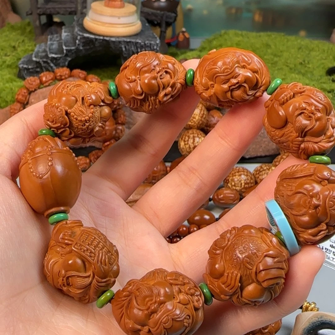 手串/手链橄榄核23横板财神