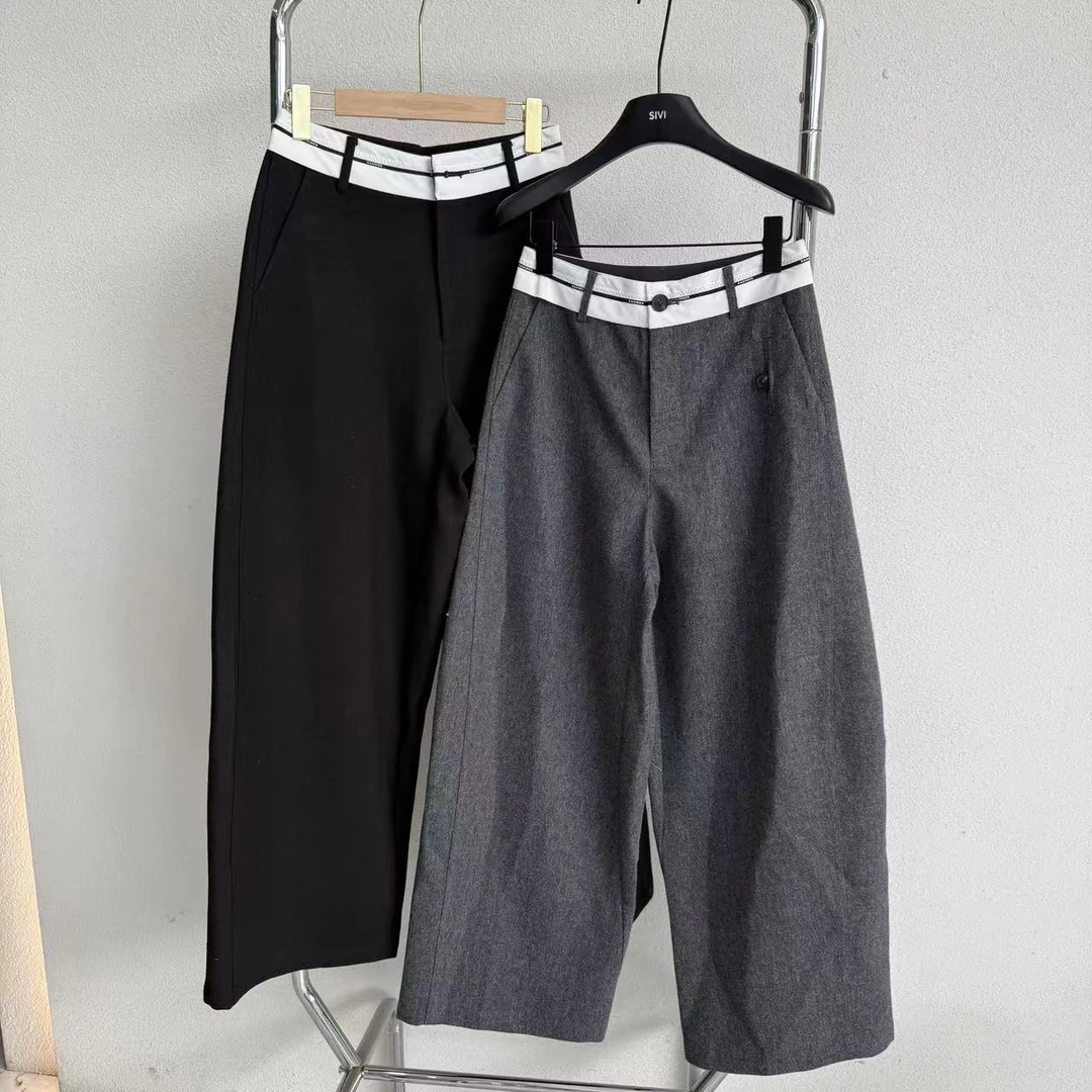 【熙薇品牌】 休闲设计师裤子Ad9147