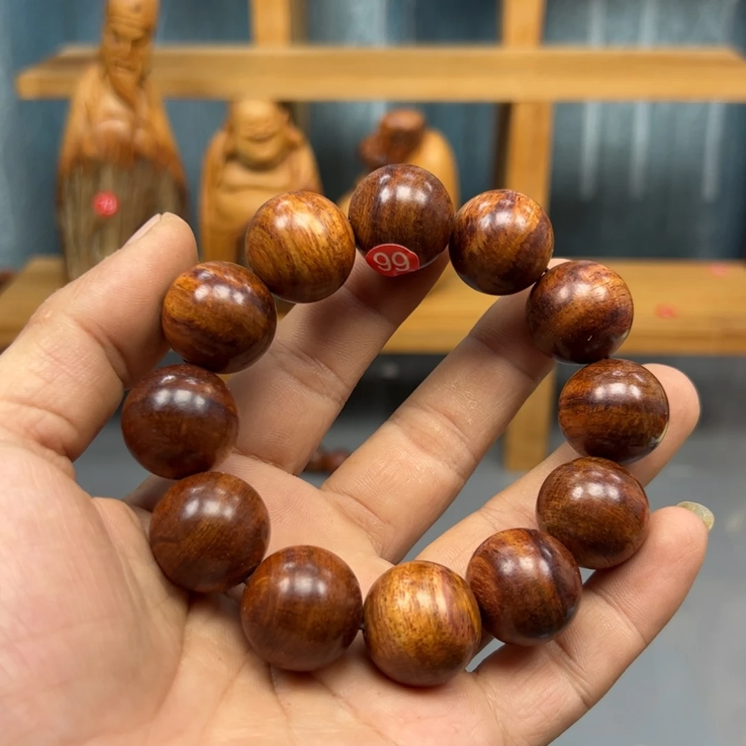 祝***运木海南黄花梨手串新料2.0