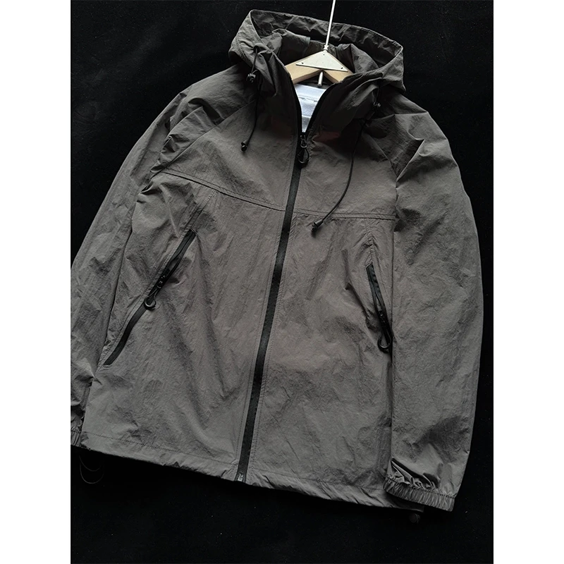 夏季薄款冰川灰upf50+防晒衣男女户外防紫外线钓鱼服防晒冲锋外套