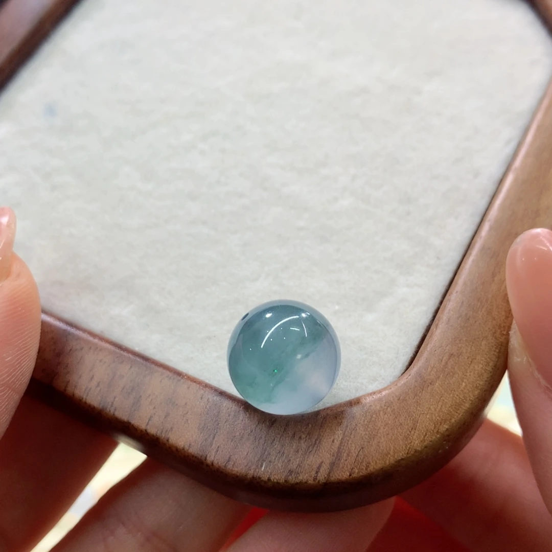 翡翠散珠冰蓝卡12.8