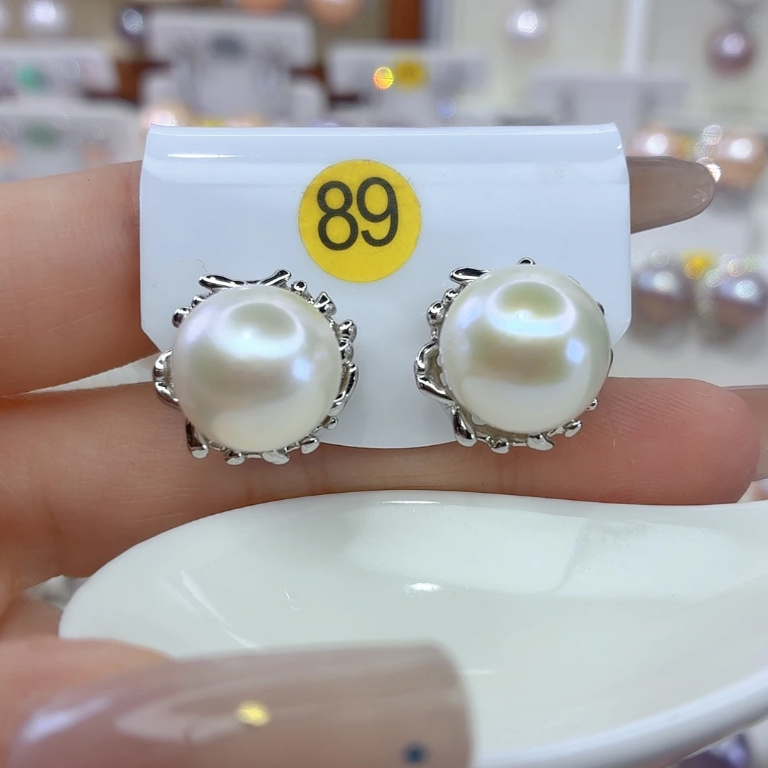 未镶嵌淡水珍珠耳饰