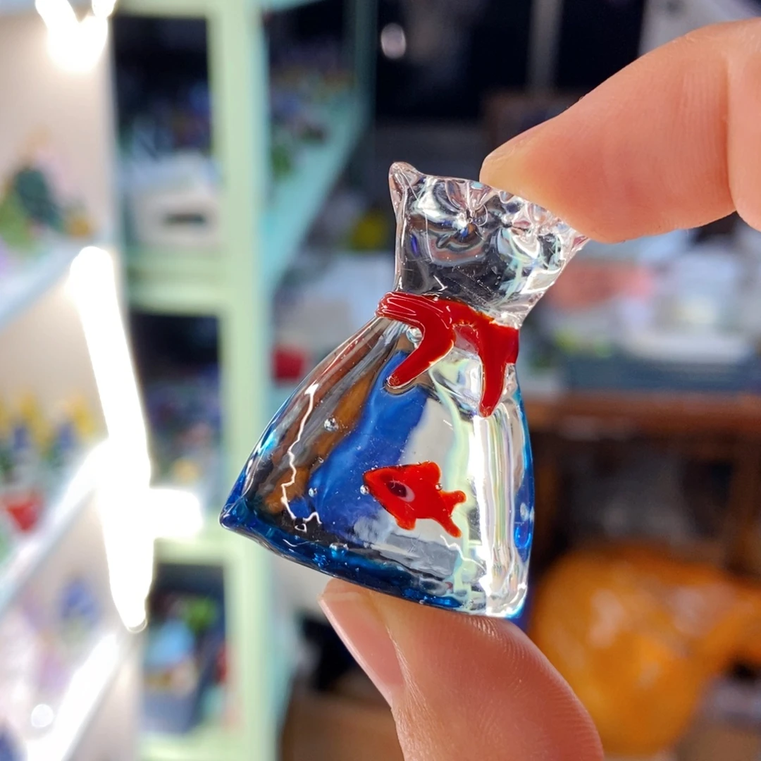 手工艺品琉璃袋子鱼