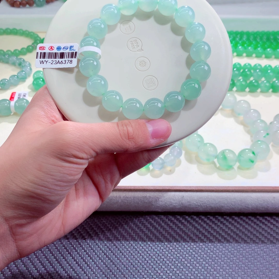 翡翠未镶嵌手链卡12