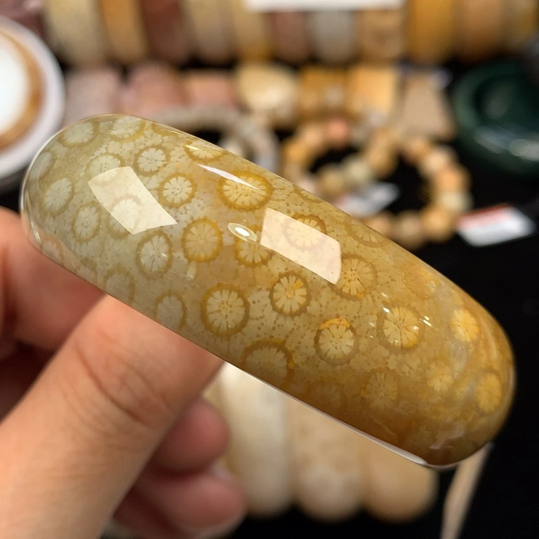 【闪购商品】硅化珊瑚（珊瑚玉）手镯未镶嵌53