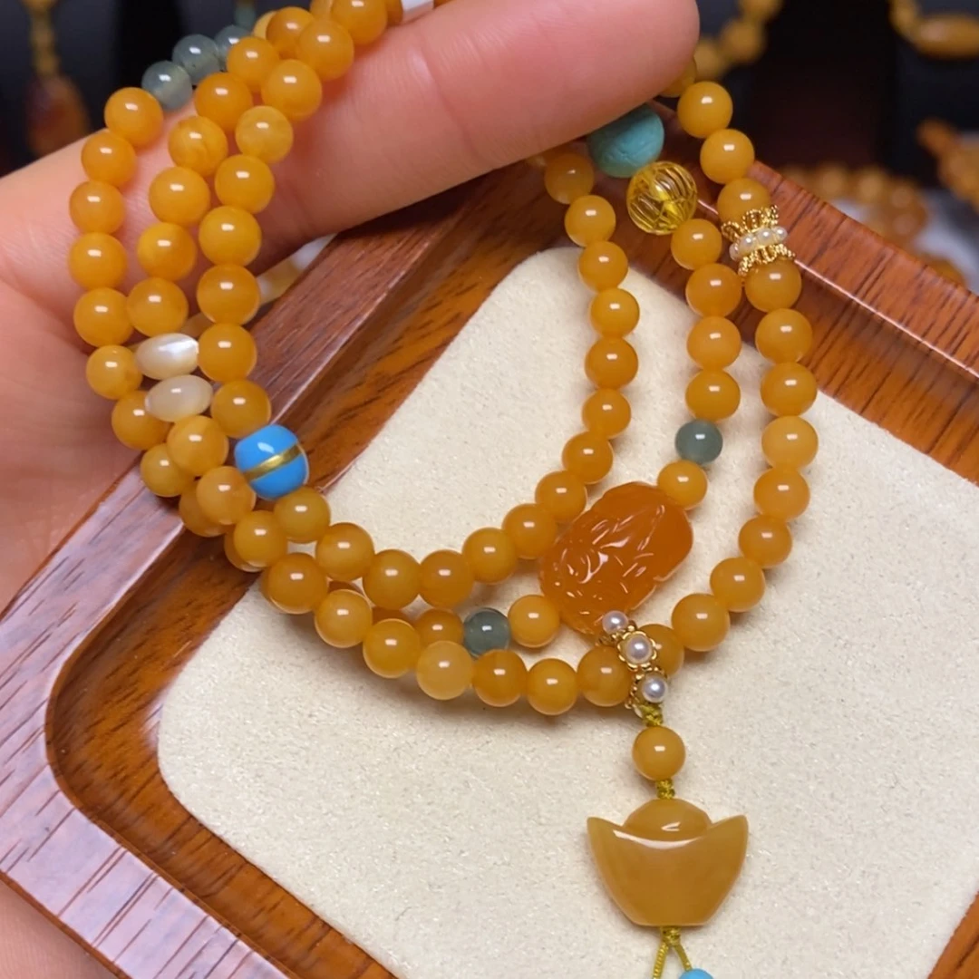 【闪购商品】蜜蜡手链未镶嵌手串