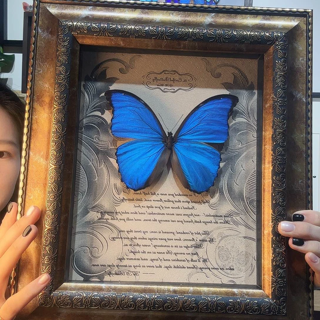 微瑕大蓝14寸复古框