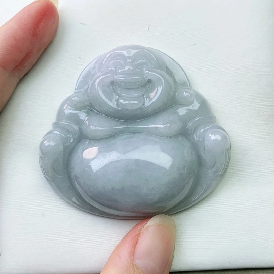 潮***姐颈饰未镶嵌翡翠佛公