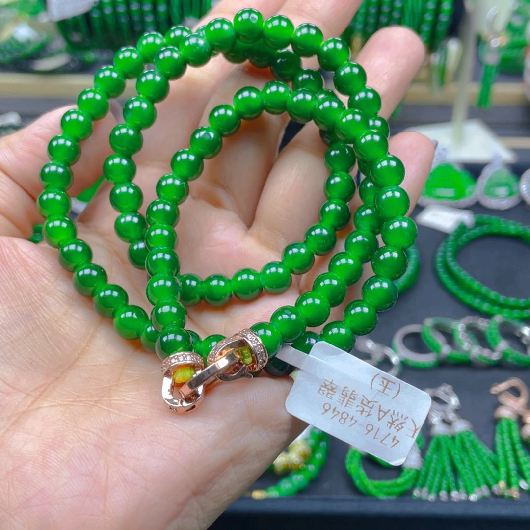 颈饰未镶嵌翡翠项链7