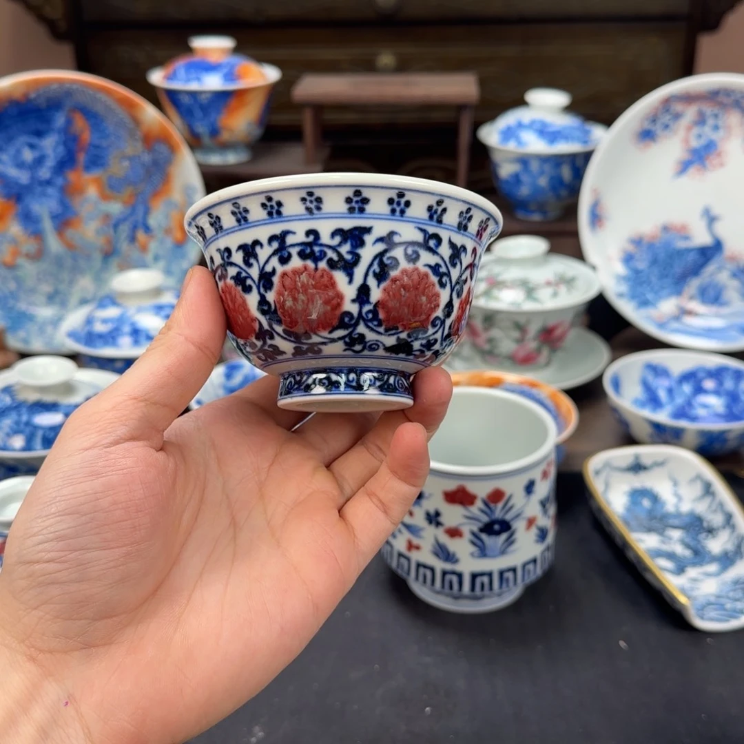 杯隔**王景德镇手工手绘陶瓷