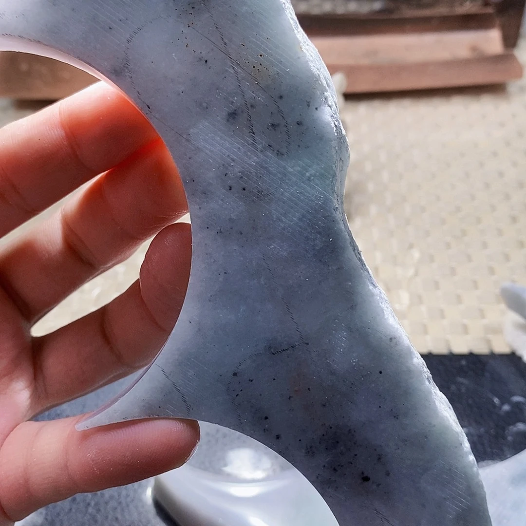 翡翠未镶嵌颈饰258