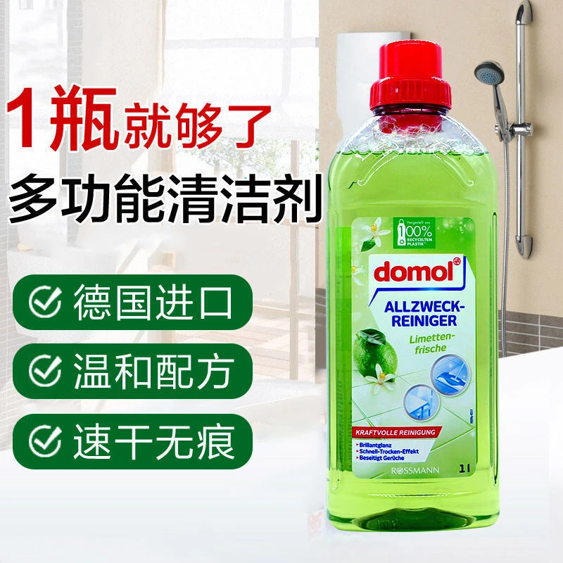 德国Domol多功能清洁剂浴室去污木地板瓷砖速干地砖水龙头清洗剂