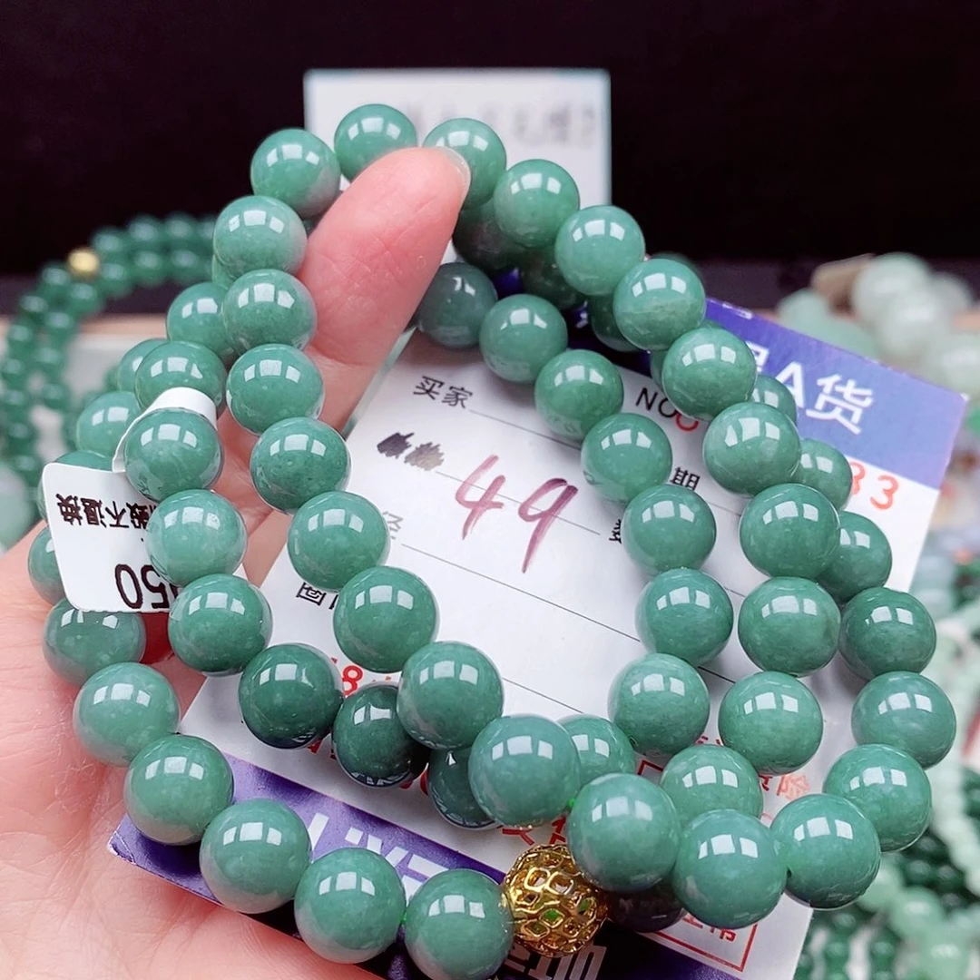 翡翠未镶嵌毛衣链