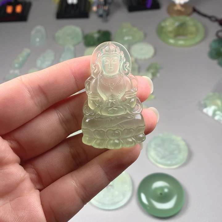 岫玉未镶嵌吊坠(不含链)