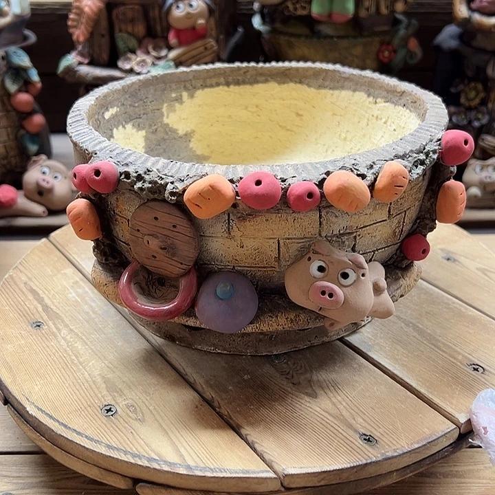 嘻哈多肉花盆百搭