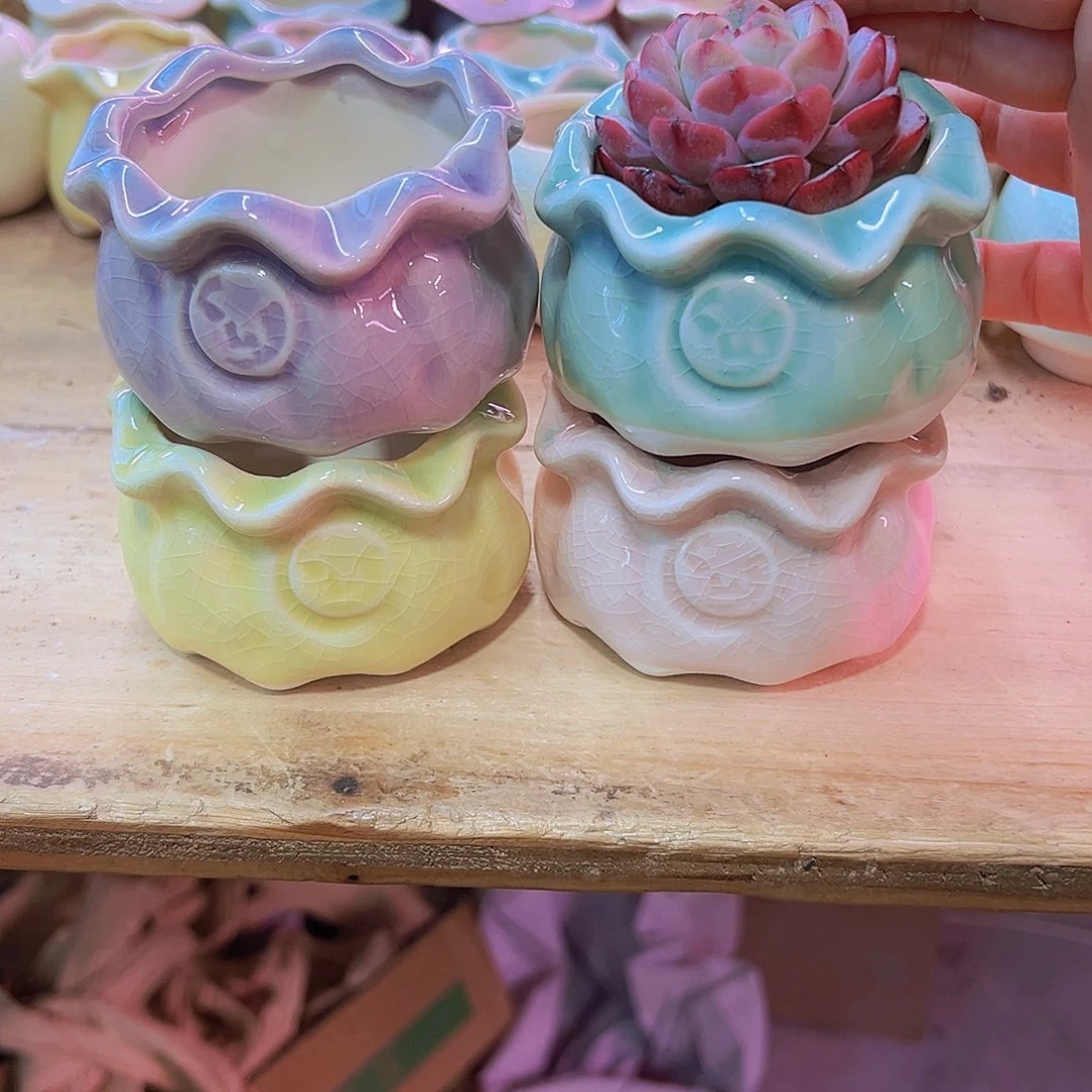 陶瓷花盆当场凑满12包邮