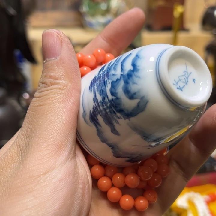 中古瓷器铁包银铜铁锡見*