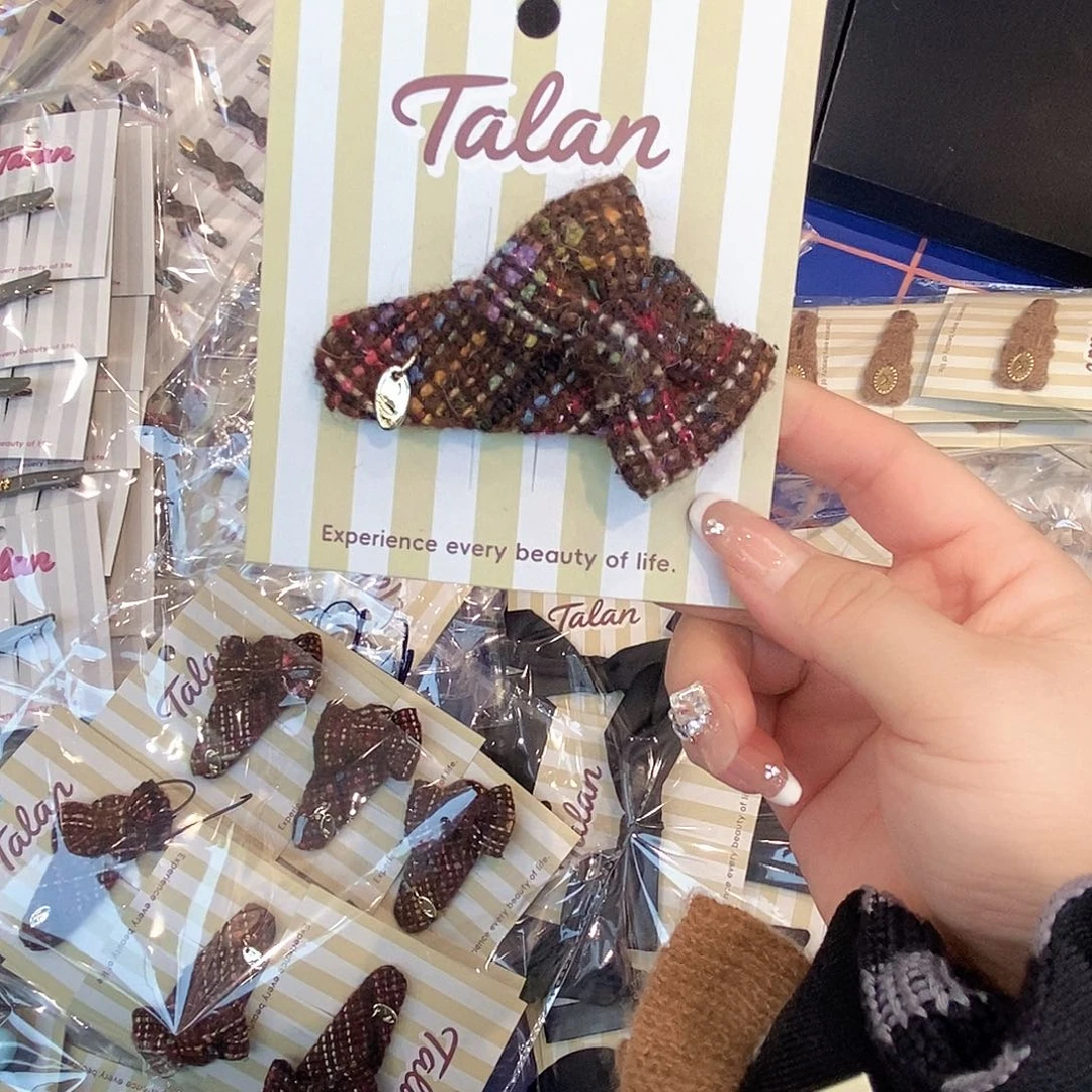 布艺铁合金新款掰掰夹