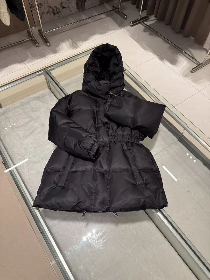 25新款 冬季蚂蚁腰黑色时尚休闲百搭显瘦羽绒服B13