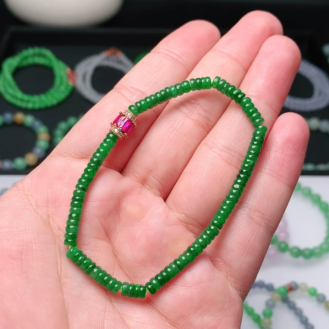 翡翠手链未镶嵌翡翠