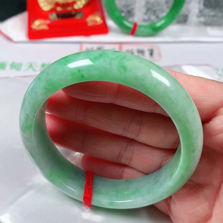 未镶嵌手镯翡翠编号Sz1011 正圈55.3 （宽14.2）
