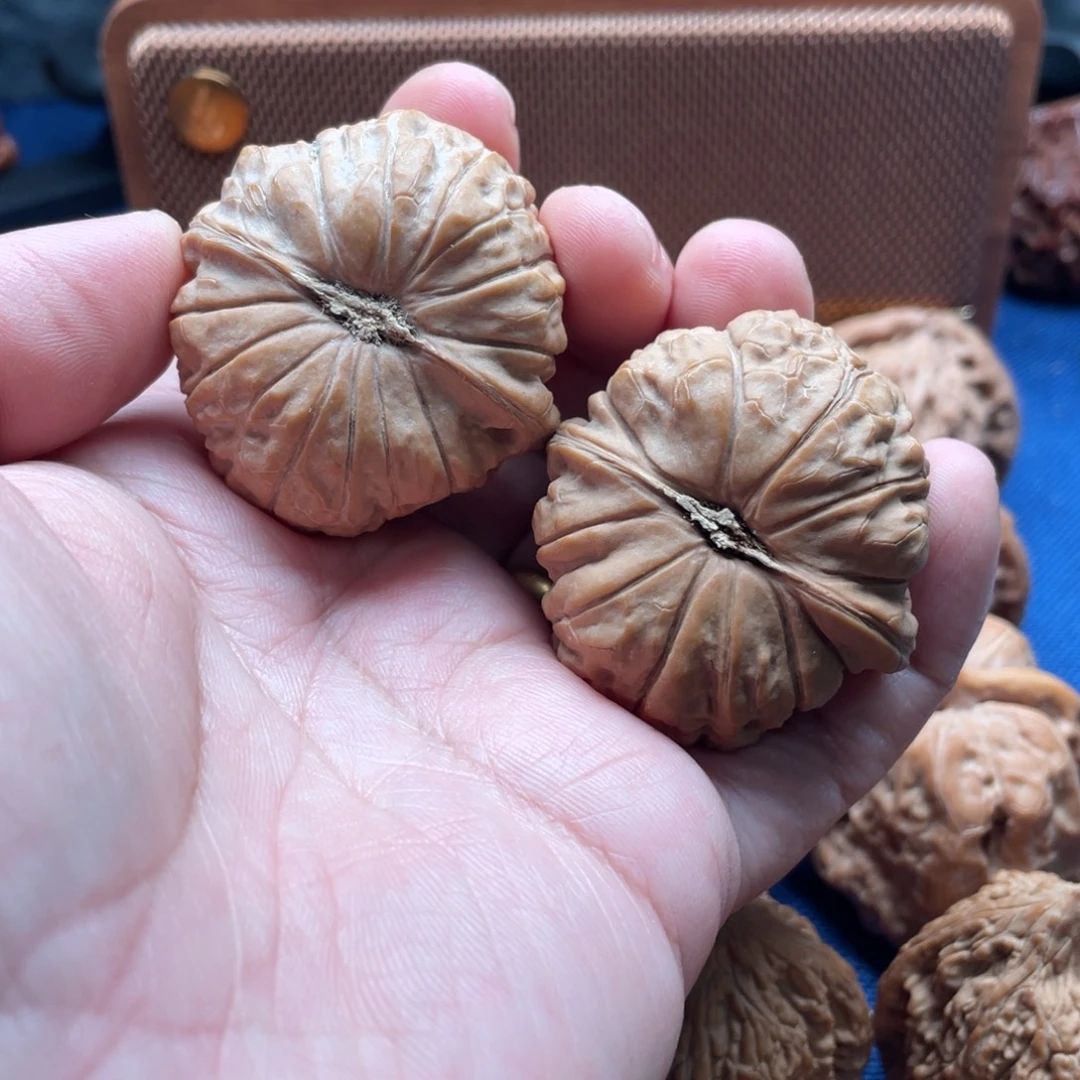把件文玩核桃南瓜墩