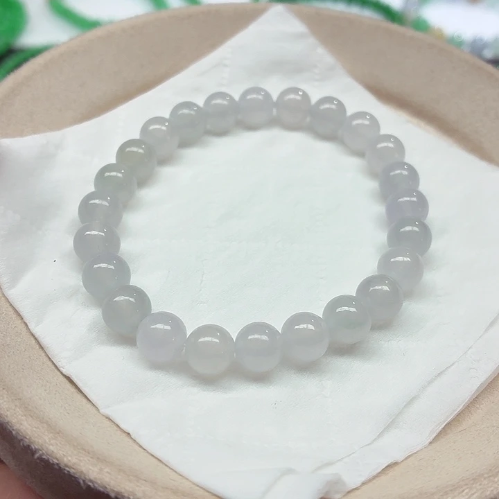 翡翠未镶嵌手链天然缅甸翡翠A货卡7.7