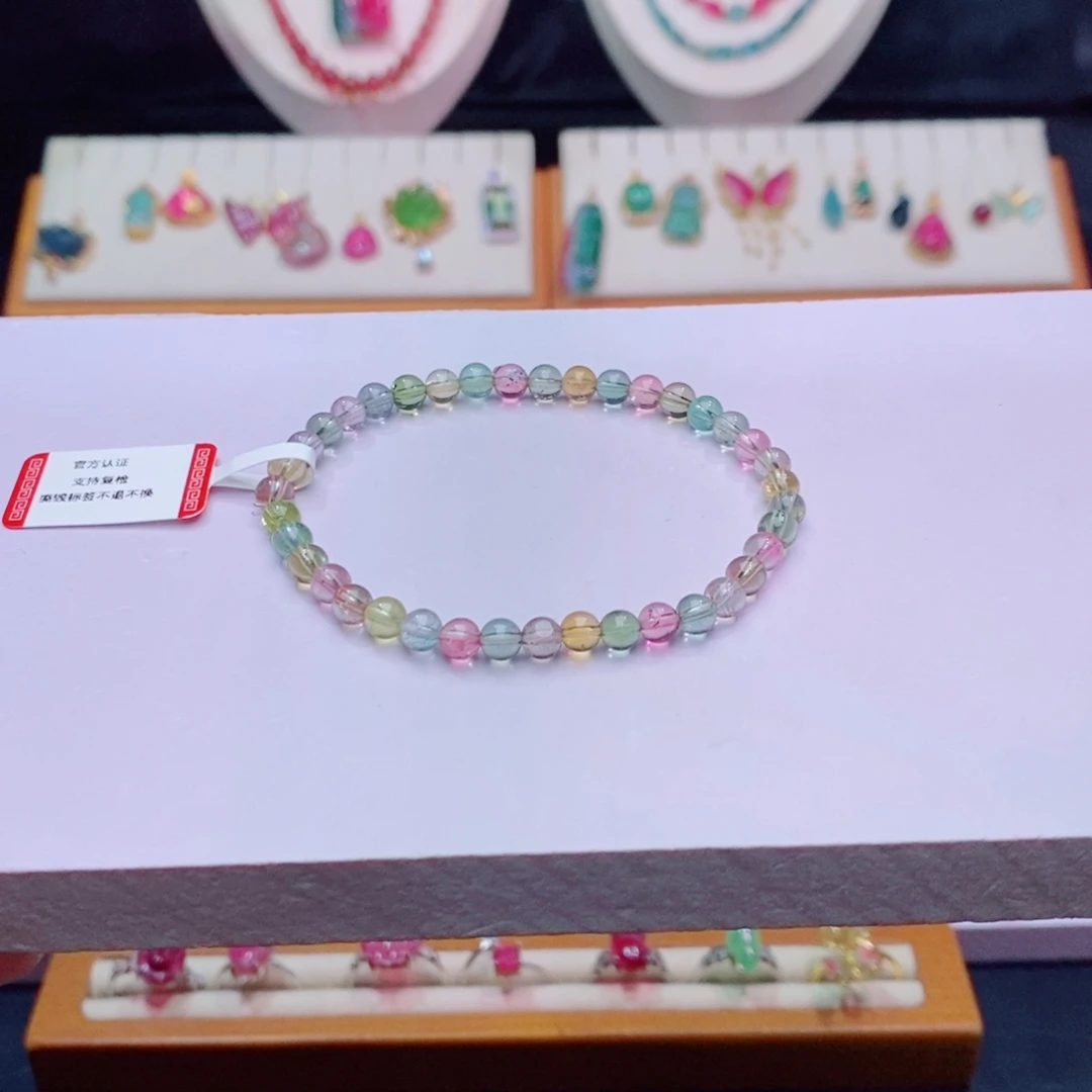 碧玺单圈手链m未镶嵌