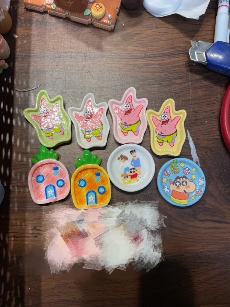 各种定制盘子-时光里定制diy