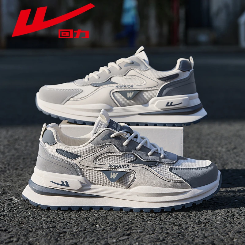 回力男鞋2025夏季新款网面飞织透气华夫鞋休闲城市开车男款运动鞋