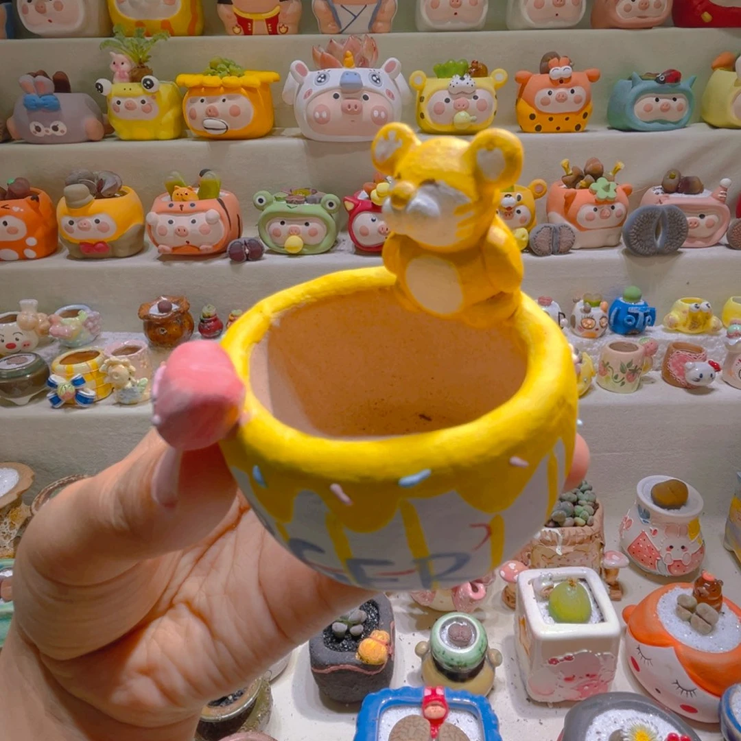 071纯手工制作重工盆盆