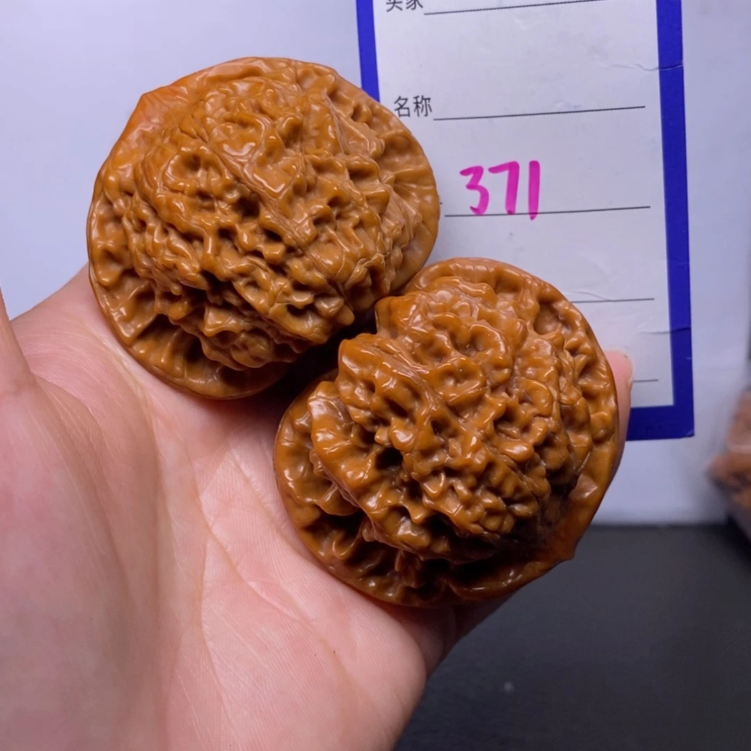 文玩核桃把件371/49官帽色差福利