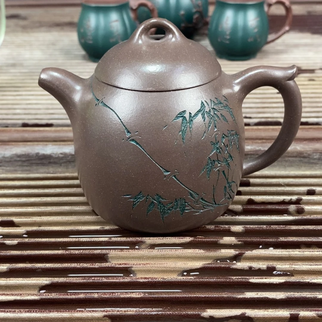 紫砂茶案宜兴原矿紫砂壶毛梅红(询价)