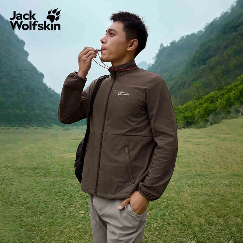 Jack wolfskin/狼爪新款FERNWEH男士户外休闲高弹软壳夹克5324071