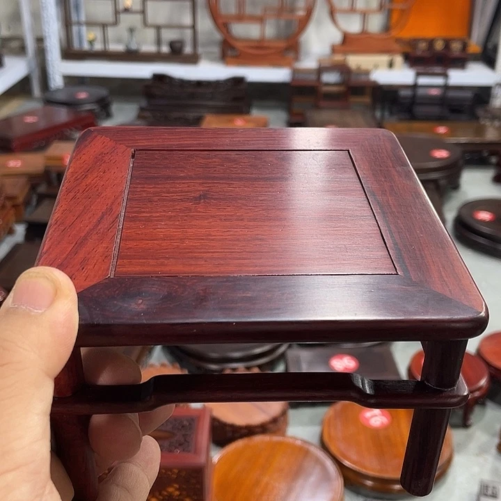 红木底座工艺品紫砂红木底座工艺品