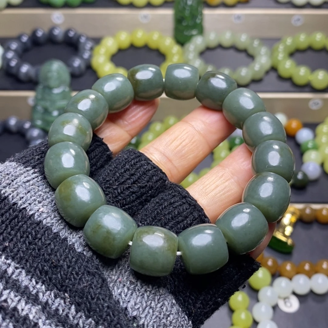 和田玉未镶嵌手串