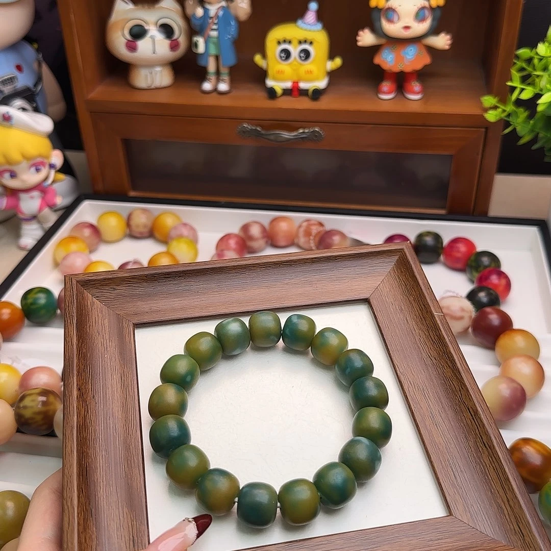 菩提根/象牙果吊坠卡15干磨花皮