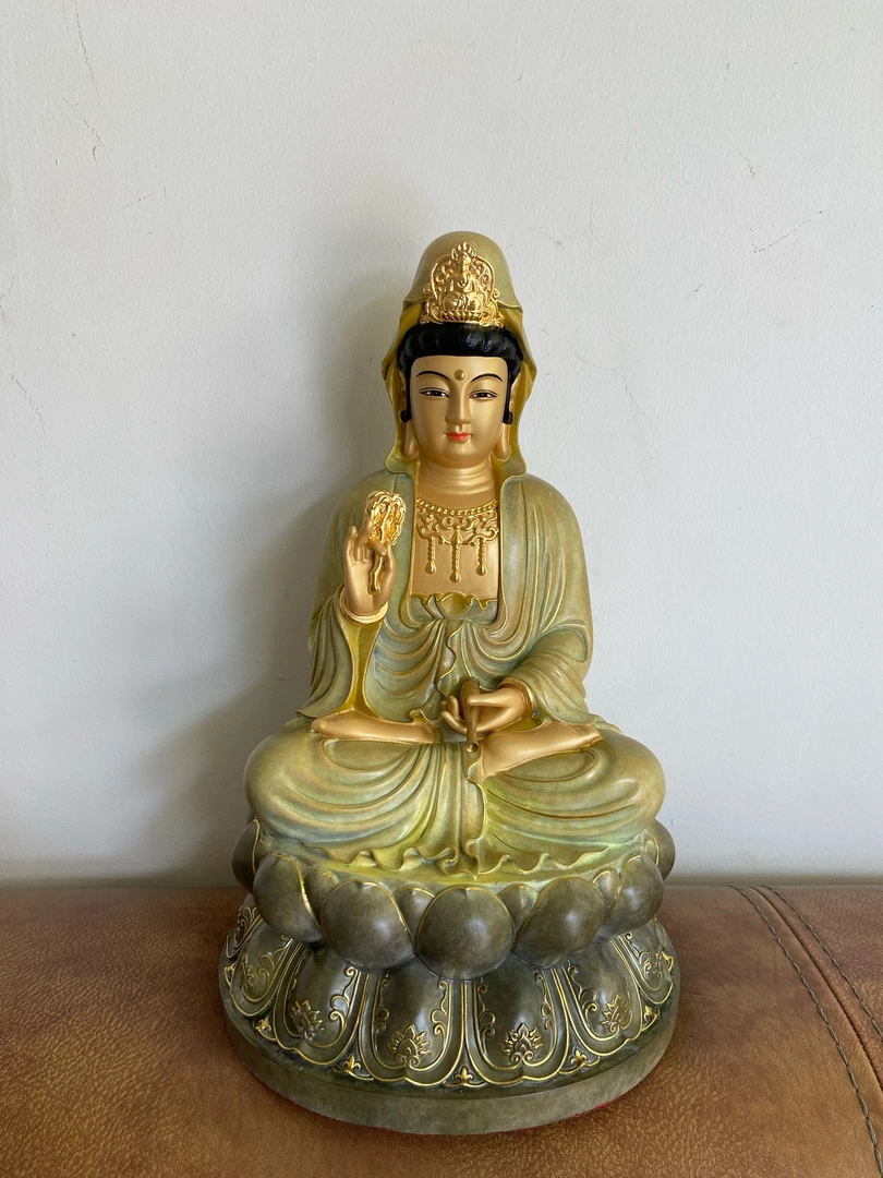 铜器观音摆件装饰品