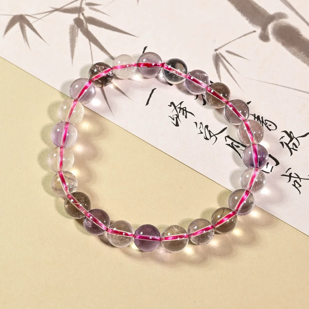 【冰雪超七】天然透体超七水晶手串(多样性发/发一串)TT